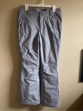 Columbia Light Gray Men's Snow/Ski Pants - Water-Resistant